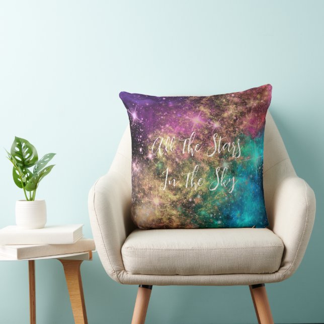 Coussin Starlight Sonata : Création d'étoile personnalisée (Chaise)