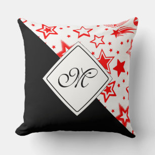Coussin Stars Tattoos rouge + vos idées