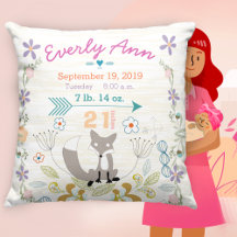 Statistiques de naissance Bébé Fille Woodland Créa