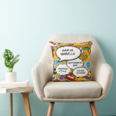 Coussin Statistiques de naissance de bébé Livre de bande d (Chaise)