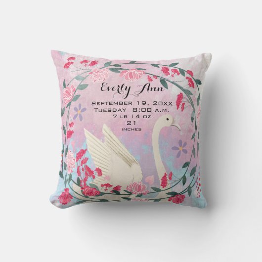 Coussin Statistiques de naissance ou dossier de naissance (Recto)