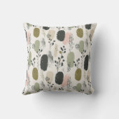 Coussin Statistiques de naissance personnalisées Boho (Verso)