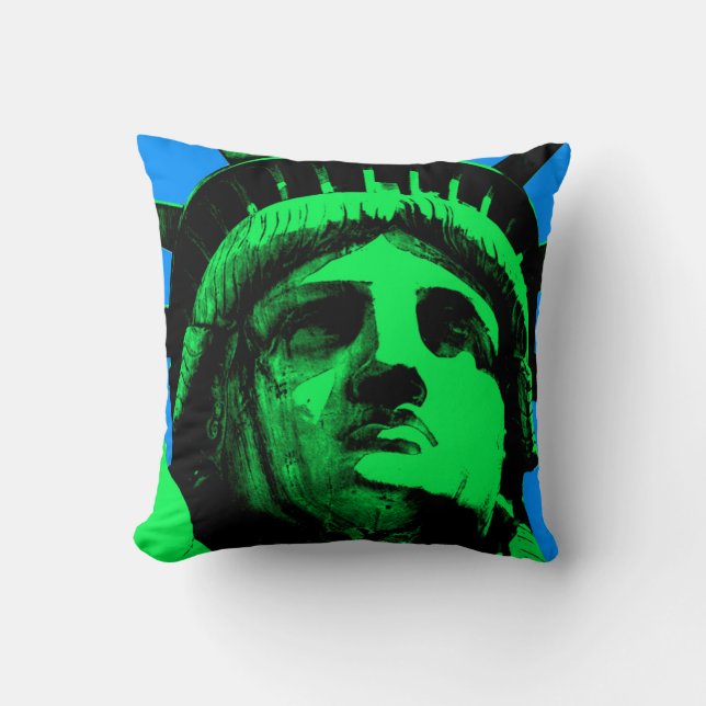 Coussin Statue d'art de bruit de la liberté (Recto)