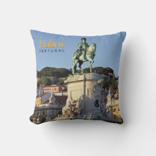 Coussin Statue équestre du roi José I, Lisbonne