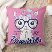 Coussin Stay Pawsitive (Couverture)