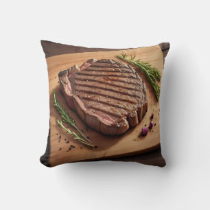 Coussin Steak de Ribeye grillé au romarin