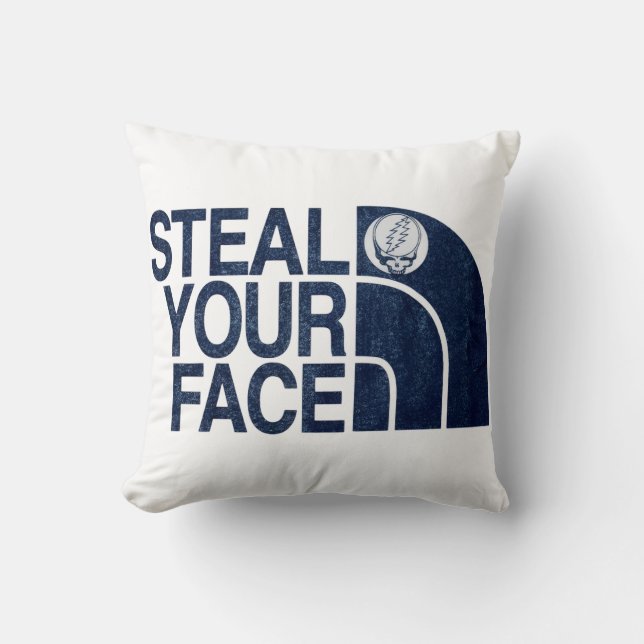 Coussin Steal Your Face Throw Pillow (Recto)