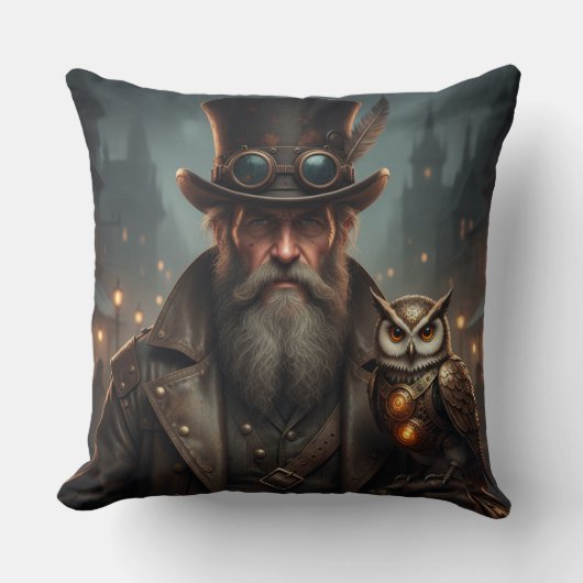 Coussin Steampunk (Recto)
