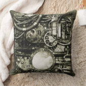 Coussin Steampunk embraye le carreau (Couverture)