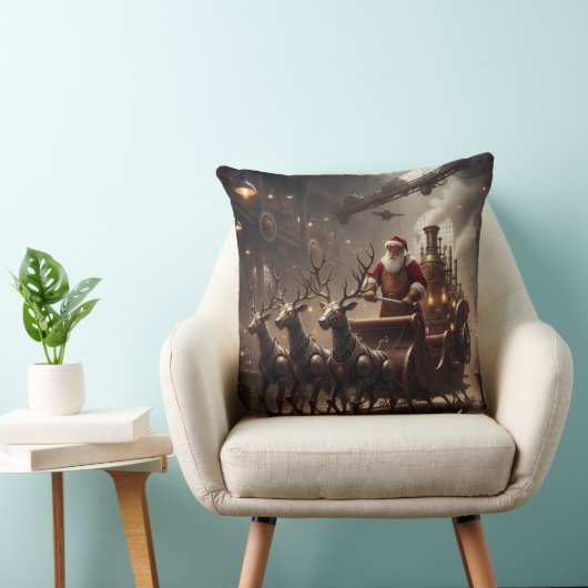 Coussin Steampunk Santa (Chaise)