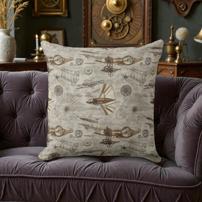 Coussin Steampunk Victorien  (Créateur téléchargé)