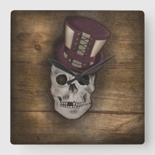 Coussin Steampunk Vierkante Klok