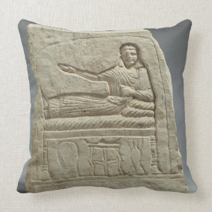 Coussin Stela funéraire au nom de la dame Artemis, franc