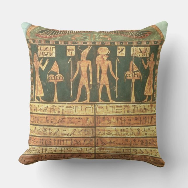 Coussin Stele de Horsiese, défunte période (bois peint) (Recto)