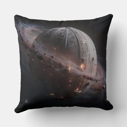 Coussin Stellar Path – Voyage à travers l'univers (Verso)