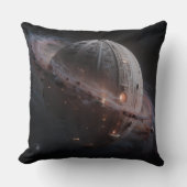 Coussin Stellar Path – Voyage à travers l'univers (Recto)