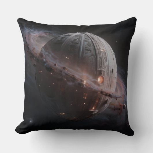 Coussin Stellar Path – Voyage à travers l'univers (Recto)