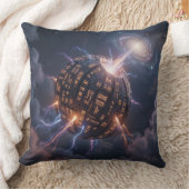 Coussin Stellar Path – Voyage à travers l'Univers (Couverture)