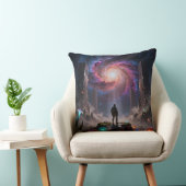 Coussin Stellar Path – Voyage à travers l'Univers (Chaise)