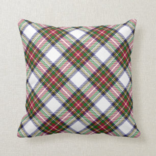 Coussin Stewart habiller moderne Tartan Plaid Jacquard Mot