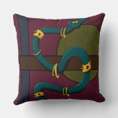 Coussin Sticker Carré Snake (Verso)