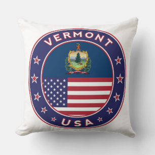 Coussin sticker Vermont, étui téléphonique, sac fourre-tou