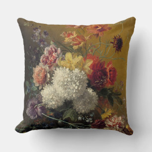 Coussin Still Life with Flowers par Johannes van Os
