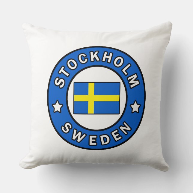Coussin Stockholm Suède (Recto)