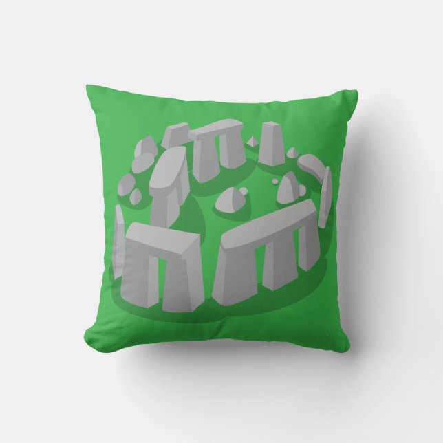 Coussin Stonehenge d'Angleterre (Recto)