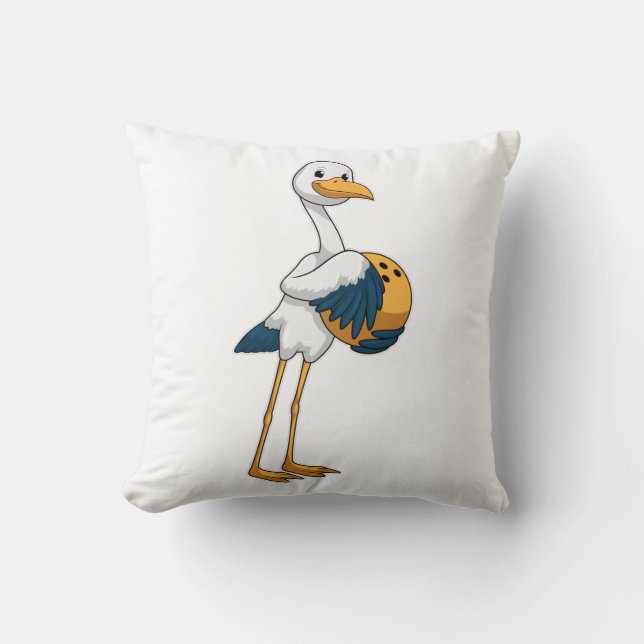 Coussin Stork à Bowling avec Bowling ball (Recto)