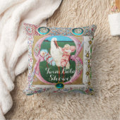 COUSSIN STORK TWIN GARÇON - BABY SHOWER FILLE, JEUX FLORAU (Couverture)