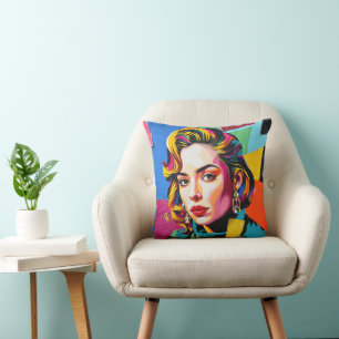 Coussin « Strasha » - Dream Collage Pop Brillant