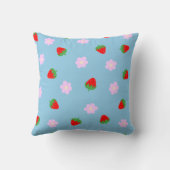 Coussin Strawberries & Flowers (Verso)