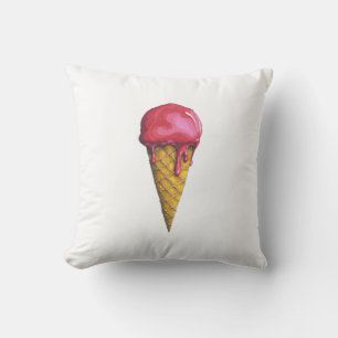 Coussin Strawberry Ice-cream cone