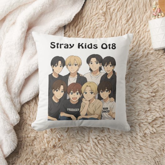 Coussin Stray Kids Anime Graphic  (Couverture)
