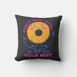 Coussin Stress De Donut Faites De Votre Mieux Pour Drôle