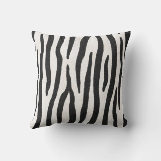 Coussin Striped.Zebra Fur Poster de animal Exotique réalis (Verso)