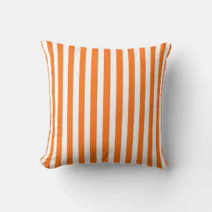 Coussin Stripes automnales citrouilles