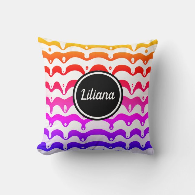 Coussin Stripes de Jazzy Tropical (Recto)
