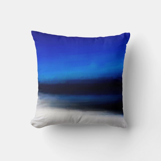 Coussin Structure numérique de la peinture. Peinture à l'h (Recto)