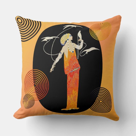 Coussin style Aphrodite (ERTE)