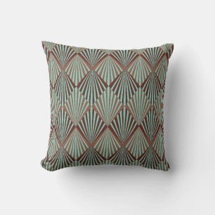Coussin Style Art déco texture motif transparente
