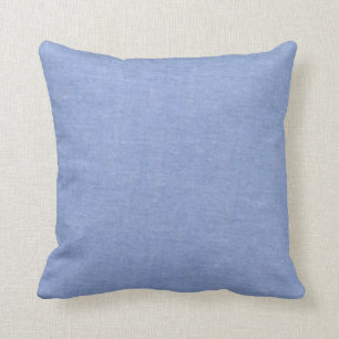 Coussin Style bleu-clair de denim