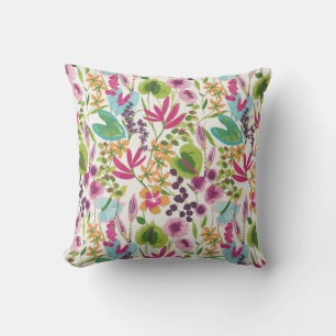 Coussin Style coloré Été Tropical Floral Modèle