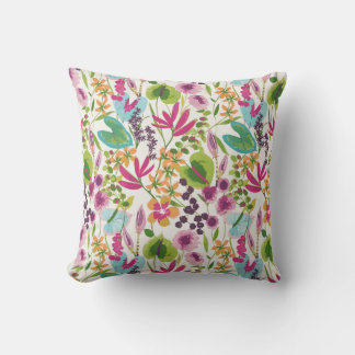 Coussin Style coloré Été Tropical Floral Modèle