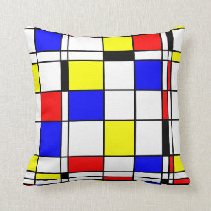 Coussin Style d'art de Mondrian