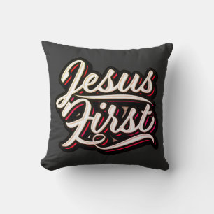 Coussin Style de Jésus dans les années 70