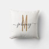 Coussin Style de script de nom monographique  (Recto)