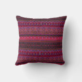 Coussin Style de tissu de boue africaine | Boho (Verso)