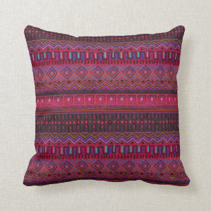 Coussin Style de tissu de boue africaine   Boho